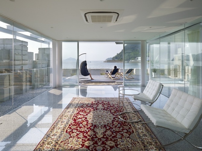 edajima7618 Glass House for Diver by NAF Architect & Design in THISISPAPER MAGAZINE